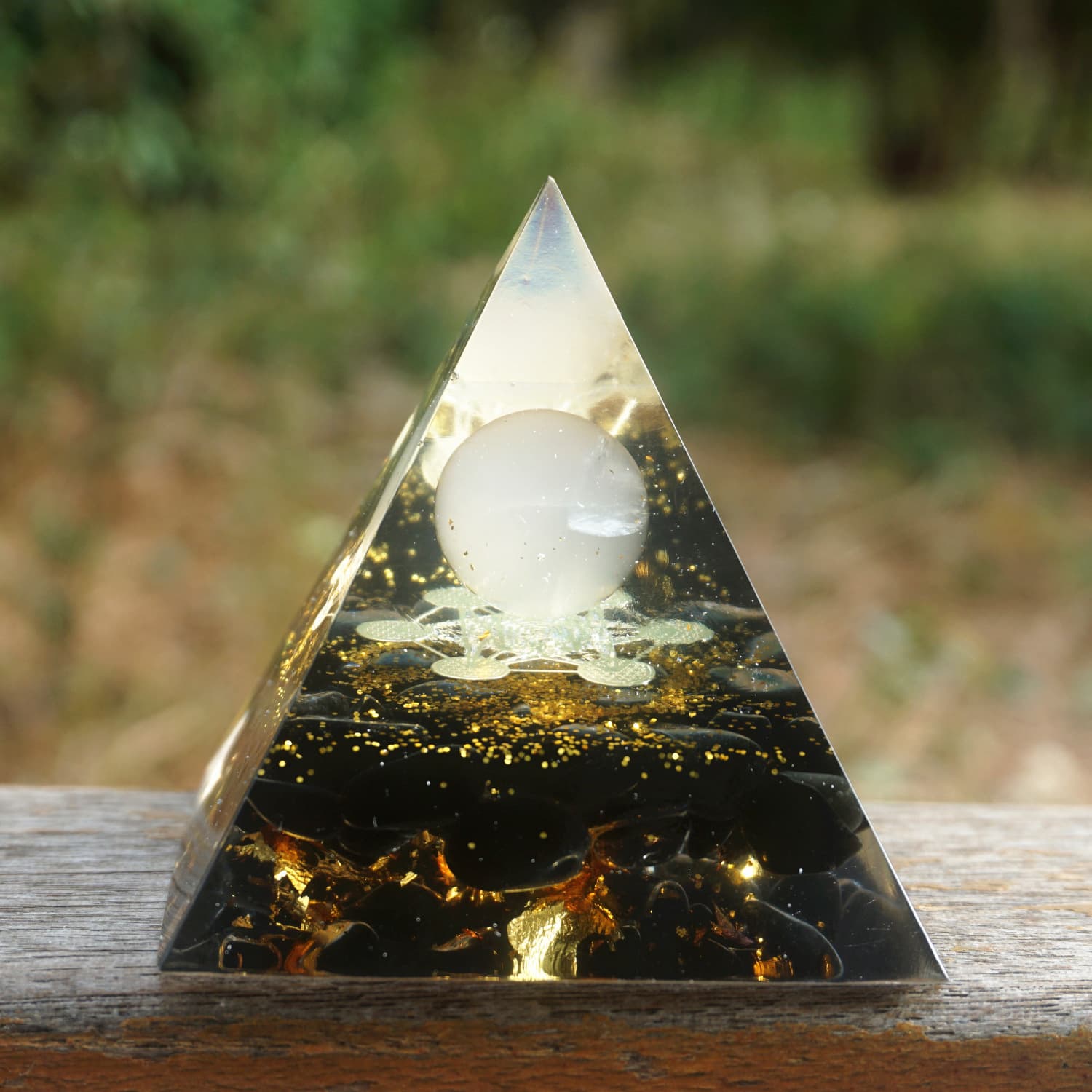 Pyramide Cristal Œil-de-Tigre — Maison, photo 2