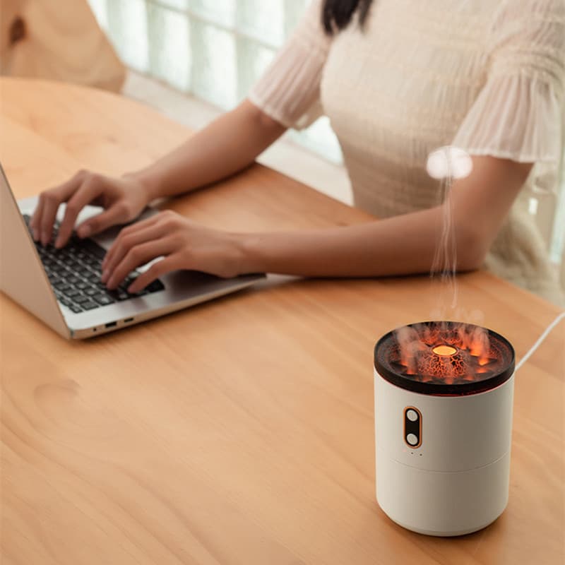 Diffuseur d'Arômes Effet Flamme Volcan (USB) — Maison, photo 2
