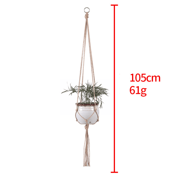 Suspension pour Plante en Corde Tressée (105 cm)