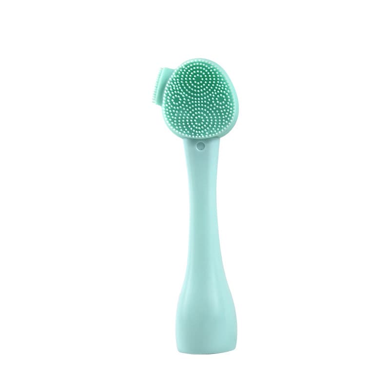 Brosse Nettoyante Visage en Silicone (vert menthe)