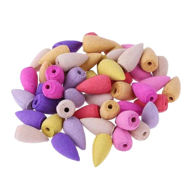 Cônes d'Encens à Reflux (lot de 100, parfums assortis) — Maison, photo 2