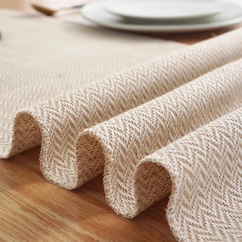 Chemin de Table en Coton Tissé à Franges (33 x 160 cm) — Maison, photo 4