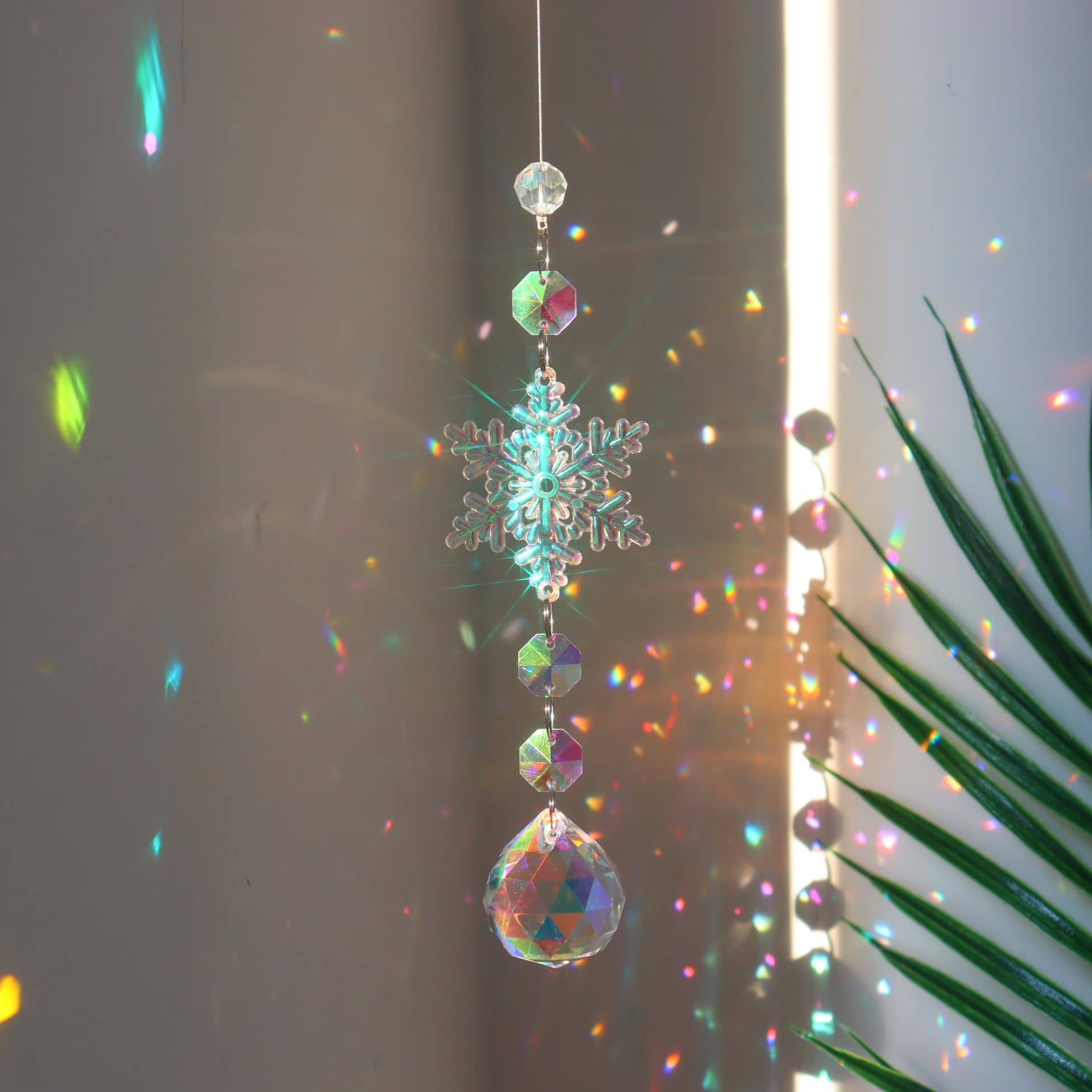 Attrape-Soleil Cristal Flocon de Neige — Maison, photo 2