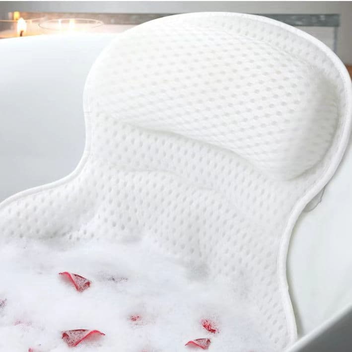 Oreiller de Bain 4D en Maille Respirante (blanc) — Bien-être, photo 2