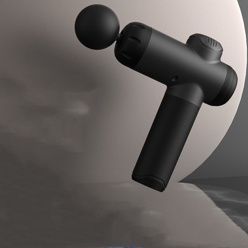Pistolet de Massage à Écran LCD, 99 Vitesses et 8 Têtes (noir) — Bien-être, photo 3
