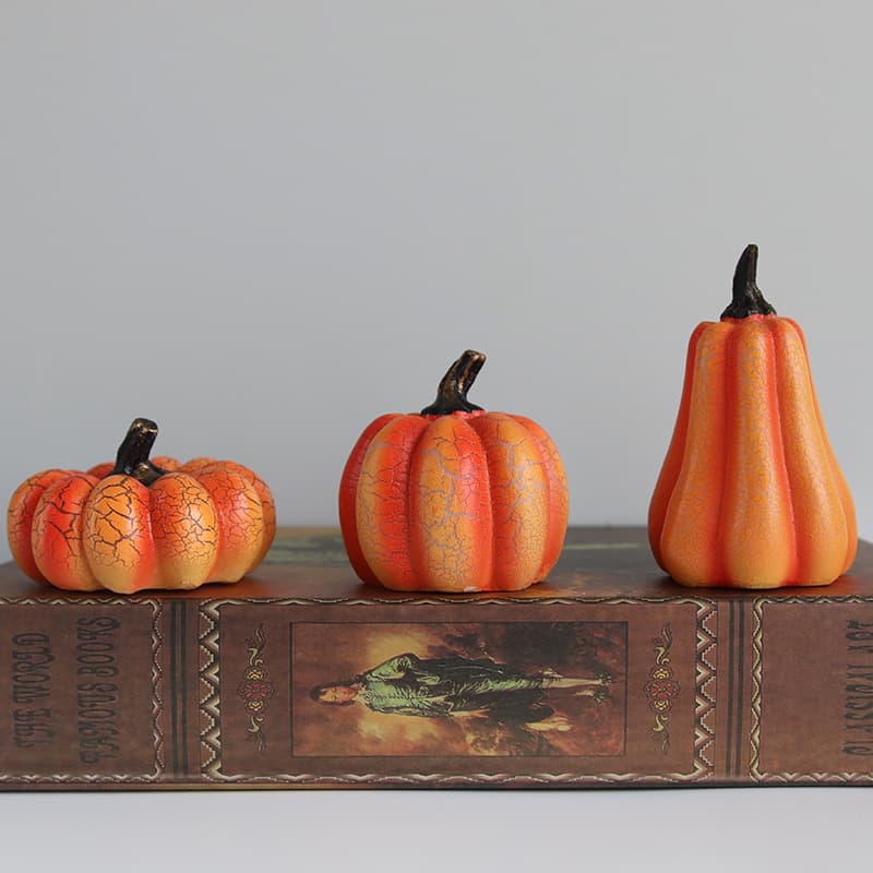Lanternes Citrouilles Lumineuses (lot de 3)